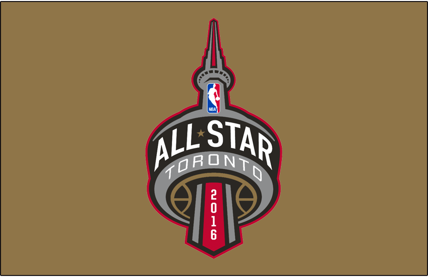NBA All-Star Game 2016 Primary Dark Logo v2 iron on transfers for T-shirts